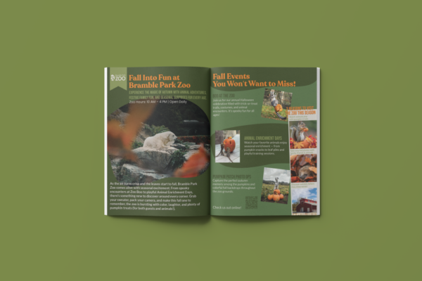 Marketing materials for seasonal campaigns with brand consistency