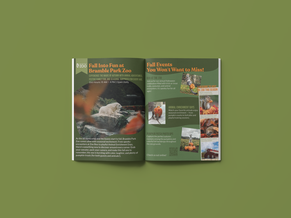 Marketing materials for seasonal campaigns with brand consistency