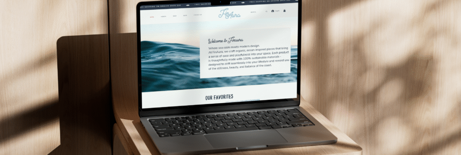 Responsive website design showcasing layout, typography, and UX principles